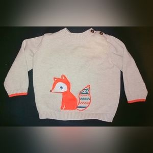 Baby sweater crew neck 6-12m